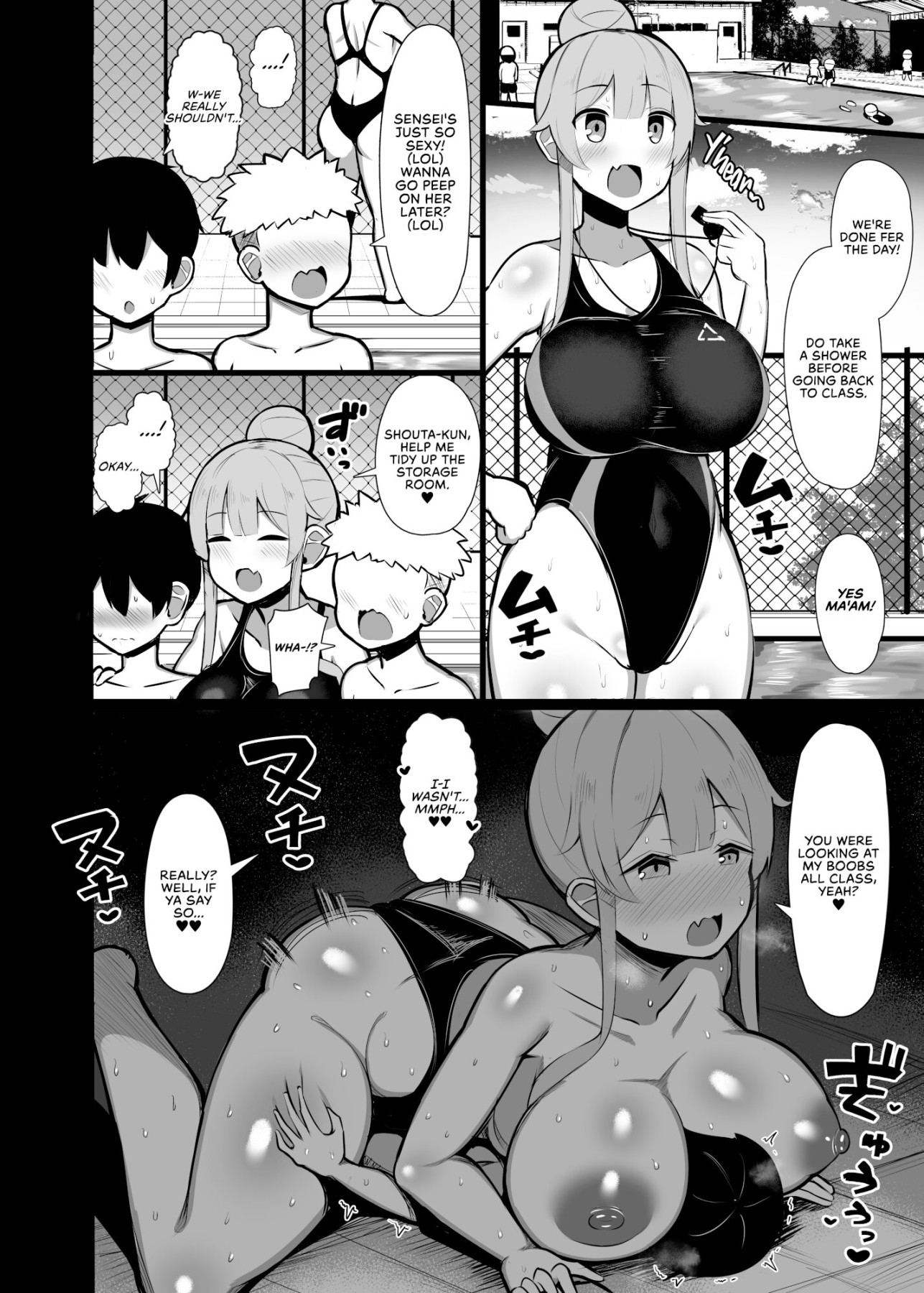 Hentai Manga Comic-A Story About How I Was Smashed, Ravished, and Caressed by a Kansai Dialect Speaking Trainee Teacher-Read-16